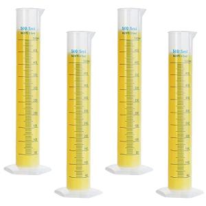 500ml Plastic Graduated Cylinder Set - 4 Pack