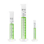 Plastic Graduated Measuring Cylinder Set - 3 Sizes