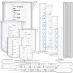 23-Piece Graduated Cylinder and Beaker Set