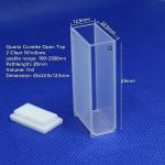 LAB4US 20mm UV Quartz Cuvettes for Spectrophotometers