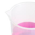 6-Pack Stackable Plastic Beakers, 250ml Volume