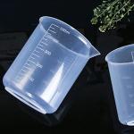 500ml Plastic Beaker Set, Graduated Measuring Cups