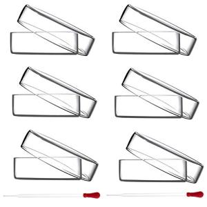 OLYCRAFT 6PCS Borosilicate Glass Petri Dishes