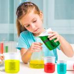 12 PCS Plastic Graduated Beakers for Measuring & Mixing