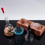 OLYCRAFT 6PCS Borosilicate Glass Petri Dishes