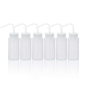 6-Pack Wide Mouth Safety Wash Bottles, 500ml