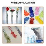 250 Clear Plastic Test Tubes with Caps - 16 x 100 mm