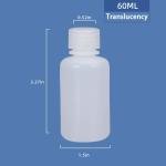 60ml Narrow Mouth Plastic Chemical Containers (5 Pcs)