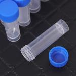 50 Pack 5 ML Plastic Test Tubes with Caps