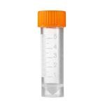 50-Pack 5ml Flat Bottom Plastic Sample Vials
