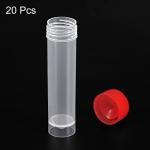 30mL Plastic Test Tubes with Screw Caps - 20 Pack