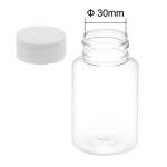 PET Plastic Lab Reagent Bottles with Tamper Caps - 5pcs