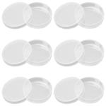 Othmro 60mm Plastic Petri Dishes with Lids - 10pcs