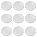 Othmro 60mm Plastic Petri Dishes with Lids - 10pcs