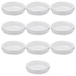 Othmro 60mm Plastic Petri Dishes with Lids - 10pcs