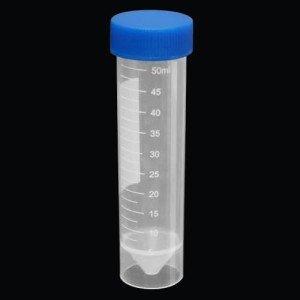 50PC Self-Standing 50mL Centrifuge Tubes with Caps