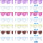 210pcs 0.5ml Colorful Centrifuge Tubes with Caps