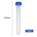 15ml Round Bottom Centrifuge Tubes - 100 Pack