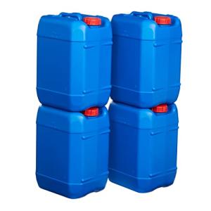 Hudson 5 Gallon Blue Handled Containers, 4 Pack