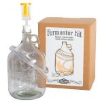 1 Gallon Glass Fermenter Jug with Airlock
