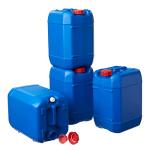 Hudson 5 Gallon Blue Handled Containers, 4 Pack