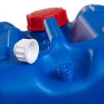 Hudson 5 Gallon Blue Handled Containers, 4 Pack