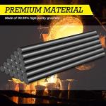 3 Pcs Graphite Stir Rods for High-Temperature Use