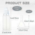 200 Pcs 15ml Plastic Dropper Bottles Set