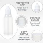 200 Pcs 15ml Plastic Dropper Bottles Set