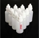 12 Pack Squeezable 30ml Eye Dropper Bottles