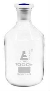 EISCO 1000mL Borosilicate Glass Reagent Bottle
