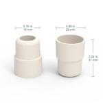 FunChem 19# Rubber Stopper for Labware - 10 Pack