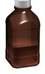 Amber Glass Lab Bottle - 2.5L, GL45 Cap