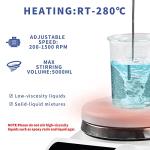 LACHOI Magnetic Stirrer Hot Plate with LCD Display