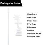 8 Pack Magnetic Stirrer with PTFE Mixing Rods