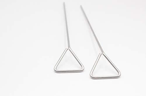 Stainless Steel Bacterial Cell Spreader - 1.38" Wide