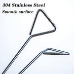 Stainless Steel Bacterial Cell Spreader - 1.38" Wide