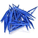 30 Pcs Blue Disposable Plastic Tweezers Set