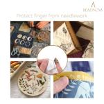 Adjustable Metal Thimbles for Hand Sewing (2 Pcs)