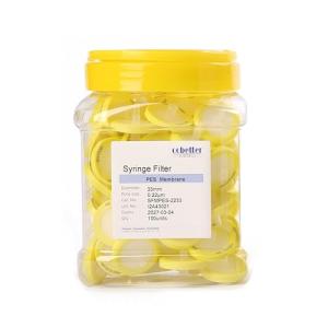 100pcs PES Syringe Filters 0.22μm 33mm Diameter