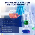 Sterile Disposable Vacuum Filter Units, 250mL