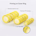 100pcs PES Syringe Filters 0.22μm 33mm Diameter