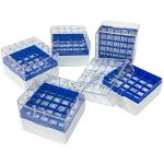5-Pack Polycarbonate CryoBox Vial Rack (Blue)