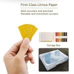 3 Pack pH Test Paper Strips with Storage Case