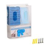 Acrylic Wall-Mount Dispenser for Gloves and Masks