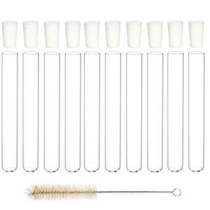 Test Tube Set with Rubber Stoppers and Brush