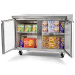 Peak Cold Stainless Steel 48" Under Counter Freezer