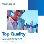 Microlit 3-Piece Adjustable Volume Pipette Set