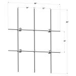 4-Foot Aluminum Lab Frame Kit for Fume Hoods