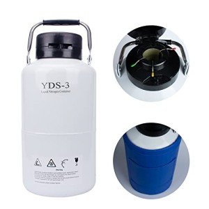 3L Liquid Nitrogen Dewar with Carry Bag & Canisters